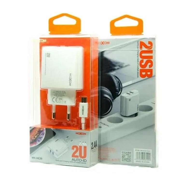 MOXOM CHARGER MX-HC20 Two  Ports 2.4A I Phone