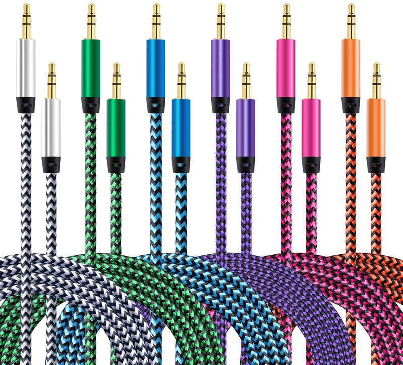2 Pack AUX Cable,  for Car,  3.5Mm Audio Cable, 3m