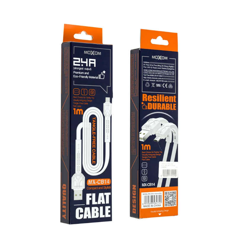 MOXOM MX-CB14 Type C High Speed USB Data Cable 2.4A