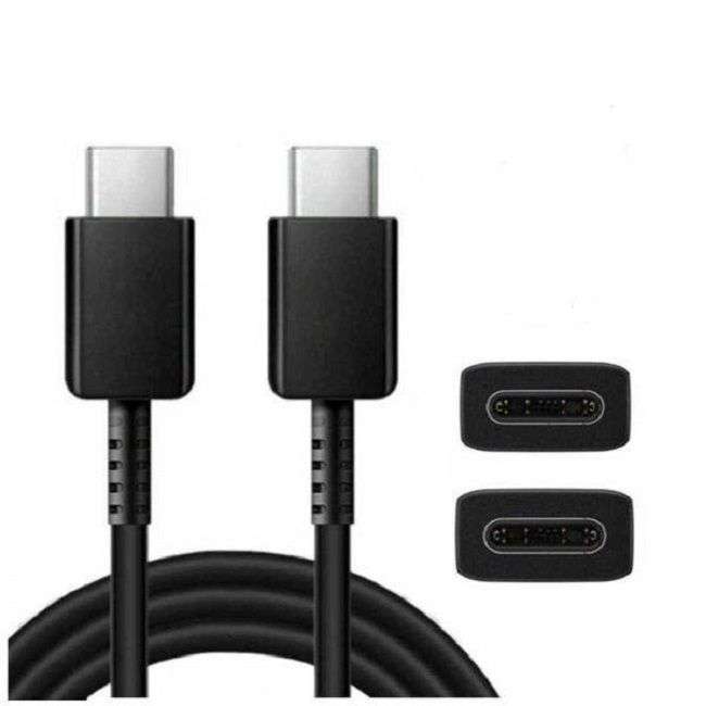 Type C to Type C Charging Cable Black