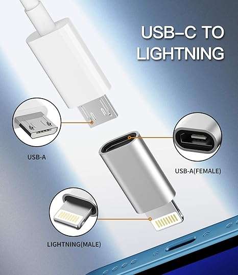 Micro USB to Lightning Adapter