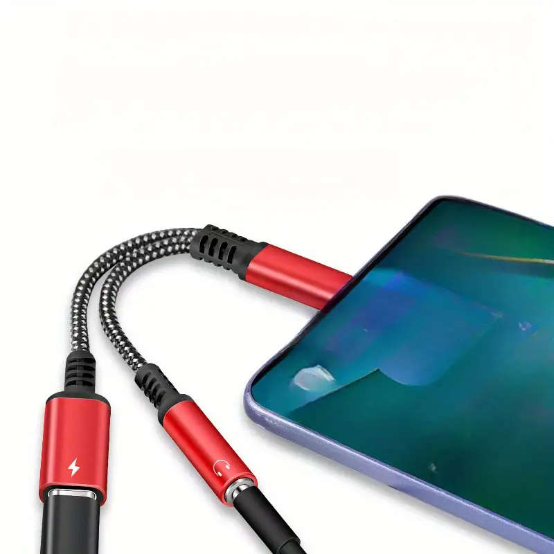 3 in 1 Charging Audio Call Converter for I Phone to type -c