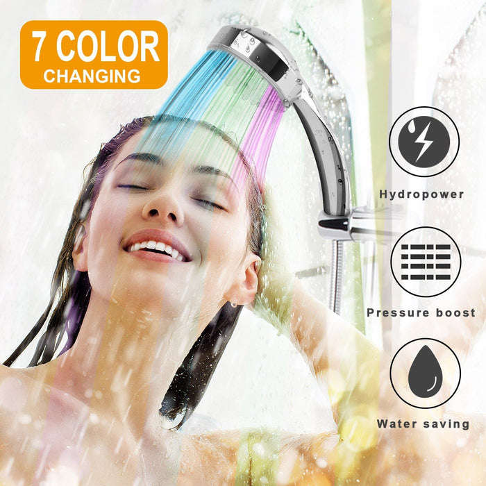 Changing Hydropower LED Shower Head