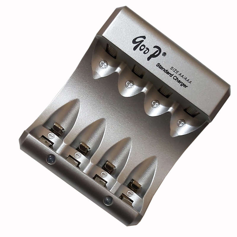 Rechargeable 4pcs Battery Charger for AA/AAA Ni-MH/Ni-CD