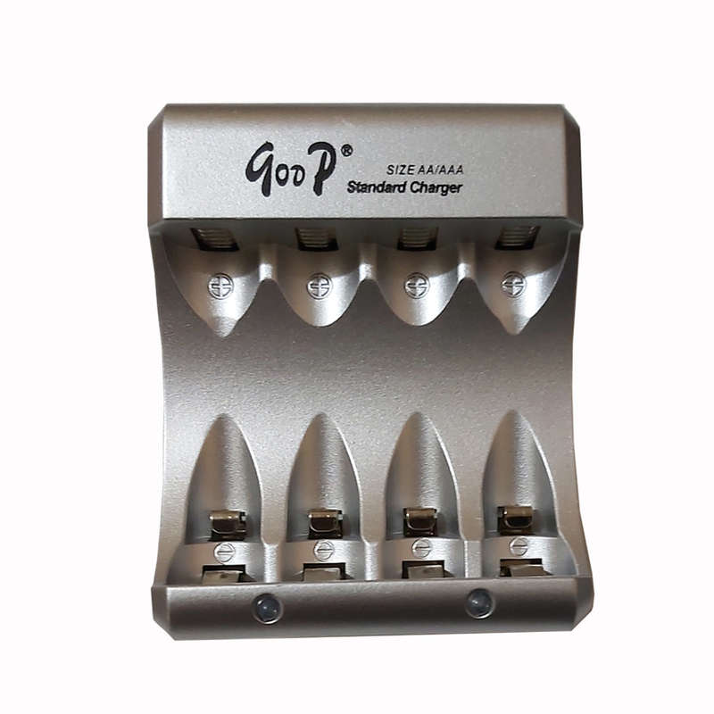 Rechargeable 4pcs Battery Charger for AA/AAA Ni-MH/Ni-CD