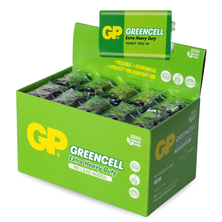 GP 9V Extra Heavy Duty Battery  GP1604G-S1