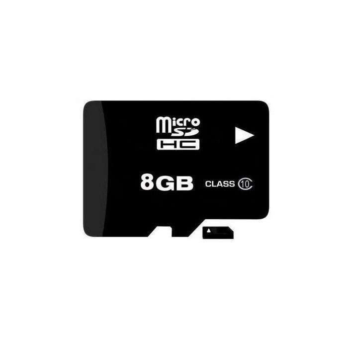 8GB Micro SD Memory Card with SD Card Adapter Black