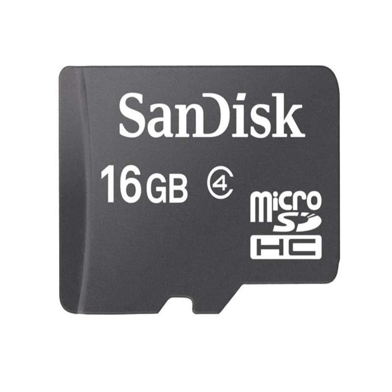 16GB Micro SD Memory Card with SD Card Adapter Black