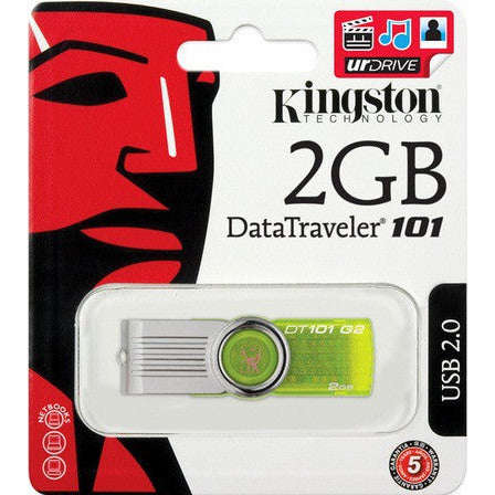 Kingston DT101 G2 UDisk 2GB USB 2.0 Flash Drive Memory Pen Stick