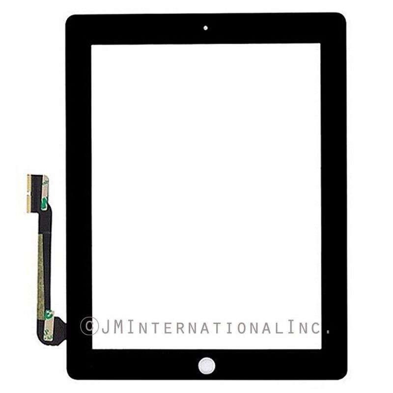 Black iPad 3 A1416 A1430 A1403 A1458 A1460 LCD Digitizer Touch Screen Glass