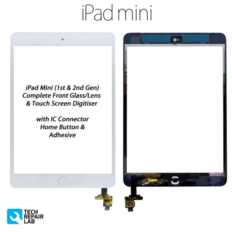 White For iPad Mini 1 2 A1432 A1454 A1489 A1490 A1491 Touch Screen Glass Digitizer