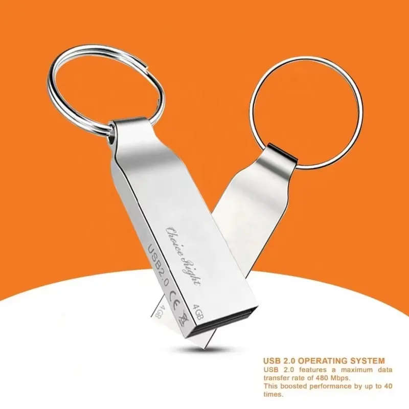 Faster FU12 Usb Flash Drive 4GB Small Metal Usb 3.0 Key Ring Usb Flash Drive