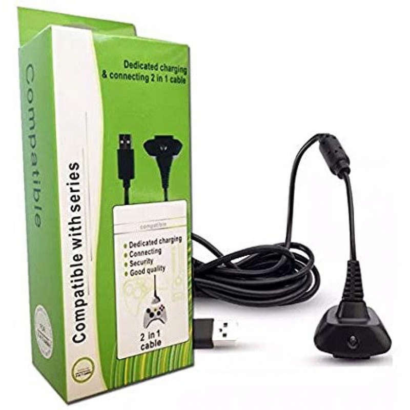Xbox 360 - 2 in 1 Charging Cable
