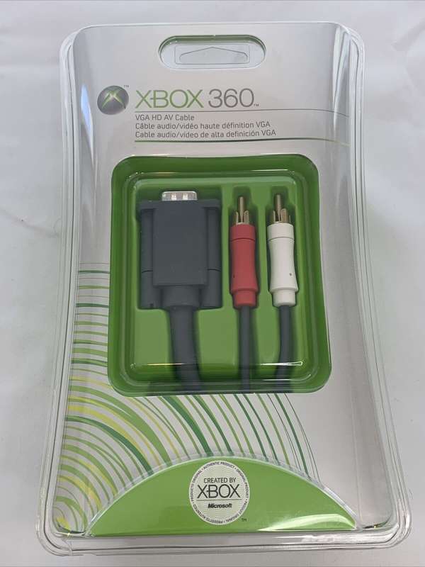 VGA HD AV Cable for Microsoft Xbox 360