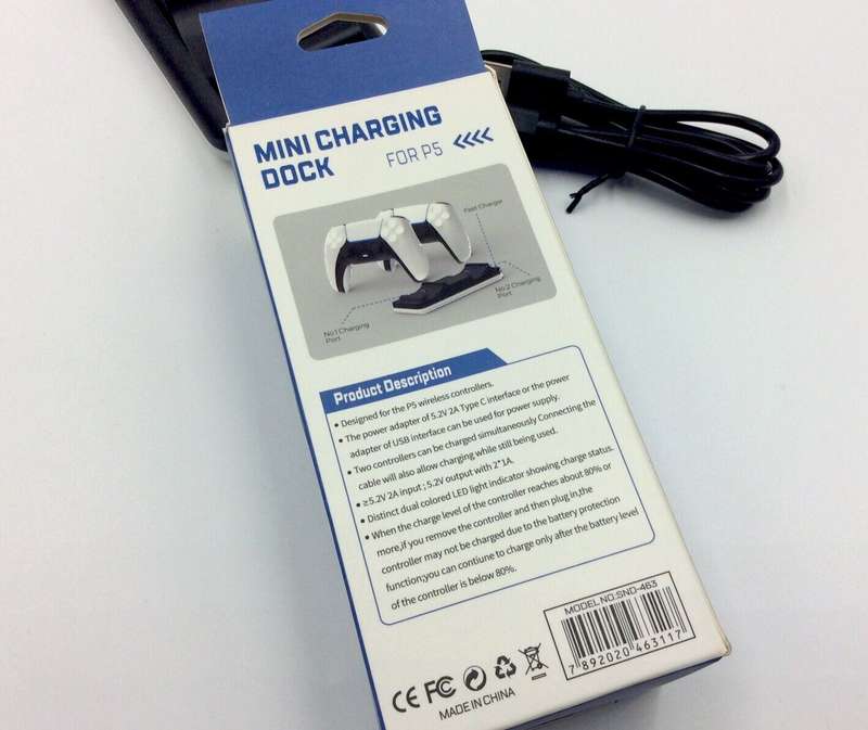 MIMD MINI DUAL CHARGING DOCK FOR PS5