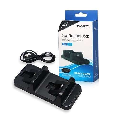 PS4 Wireless Controller Slim Pro Dual Charging Dock