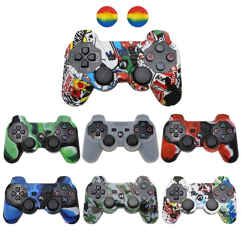 For Ps3 Controller Gamepad Silicone Rubber Skin Case Protective Cover For Playstation 3 Joystick
