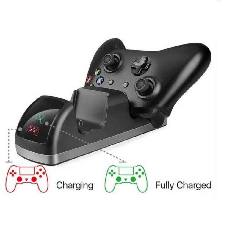 MIMD Dual  Charging Stand/Dock for XBOX ONE/SLIM/X - Black