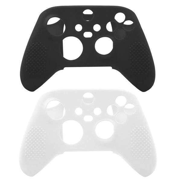 Unibright Silicone Covers (Pack of 2) White and Black for Xbox Series X/S