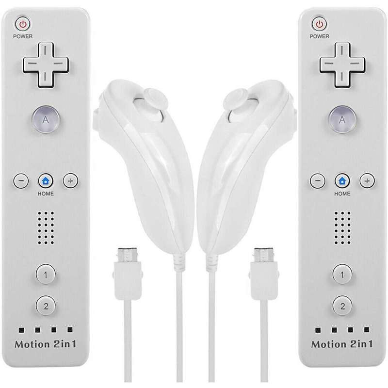 Nintendo Wii Compatible 2in1 Built-in Motion Plus Remote Controller