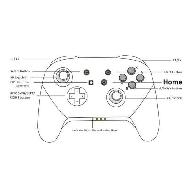 Wireless Pro Controller For N-SL