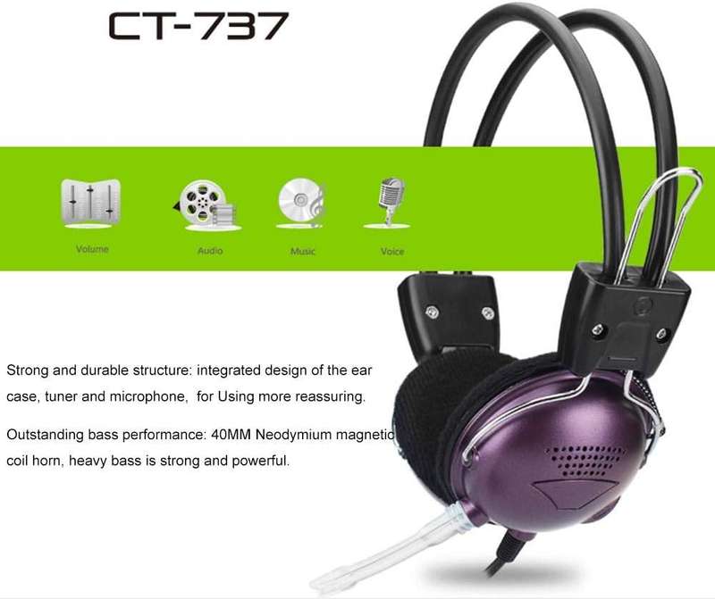 CT-737 Gaming Headset for PS4 PC Xbox One Nintendo