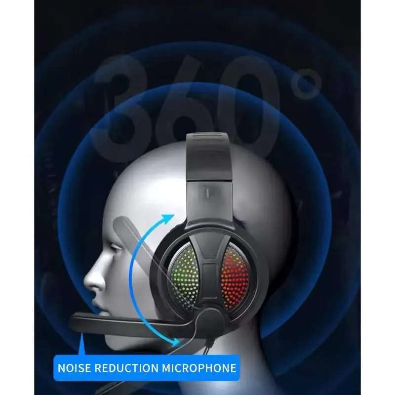 MISDE A69 Headset RGB Light And With Mic