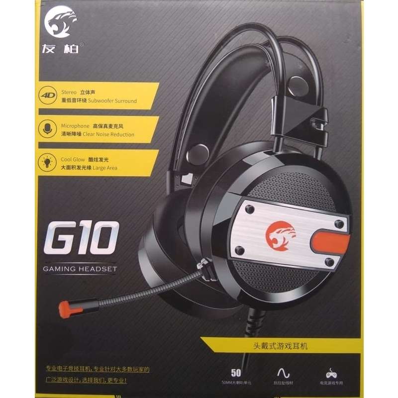 G10 Headset With Microphone USB And 3.5mm For PC/Gaming