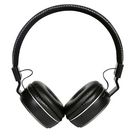 LS-213 Over Ear Wireless Stereo Headphones (Black/Grey/Golden)