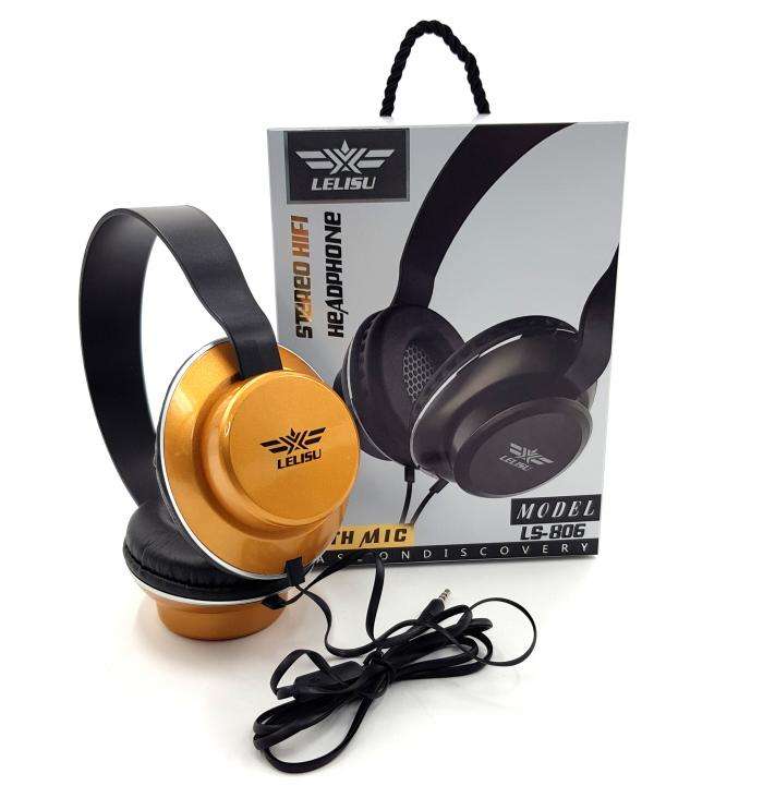 LS-806 Wired Headphone with Mic/ LELISU