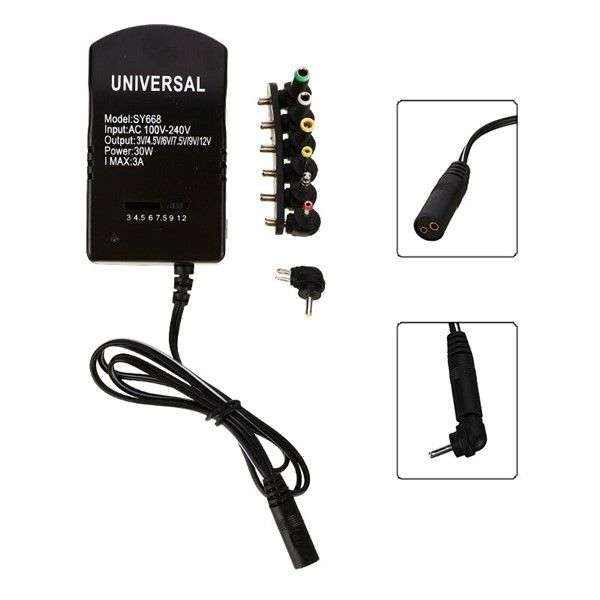 Universal Charger 30w 3.0A With 6 Plugs