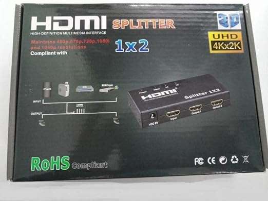 HDMI SPLITTER 1x2 UHD 4K x 2K