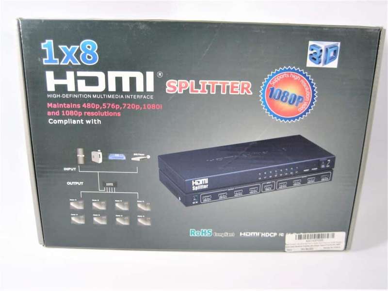 1x8 HDMI Splitter 1080p 3D