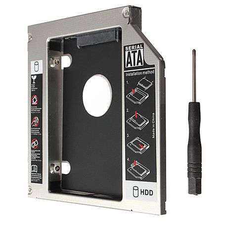 Second HDD Caddy 12.7mm Tray for Laptop Notebooks