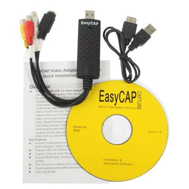DVD Maker USB 2.0 Video Capture & Edit (Easy CAP)