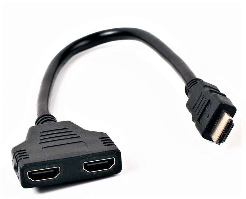 HDMI Splitter Adapter Cable 1 Male To 2 Female