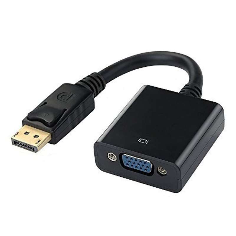 Display Port to VGA - Black