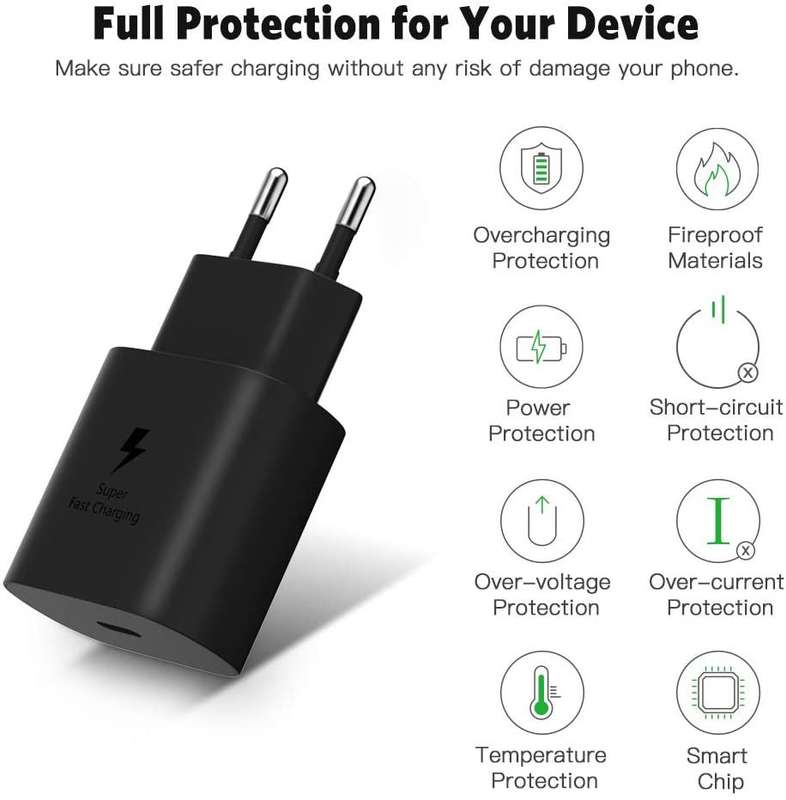 25W USB-C Super Fast Charger for Samsung