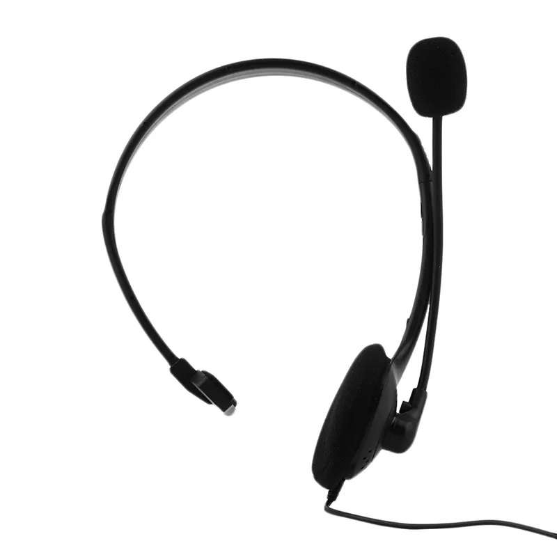 Single-Sided Mini Wired Headphone Earbud with Mic For P4 game PS4