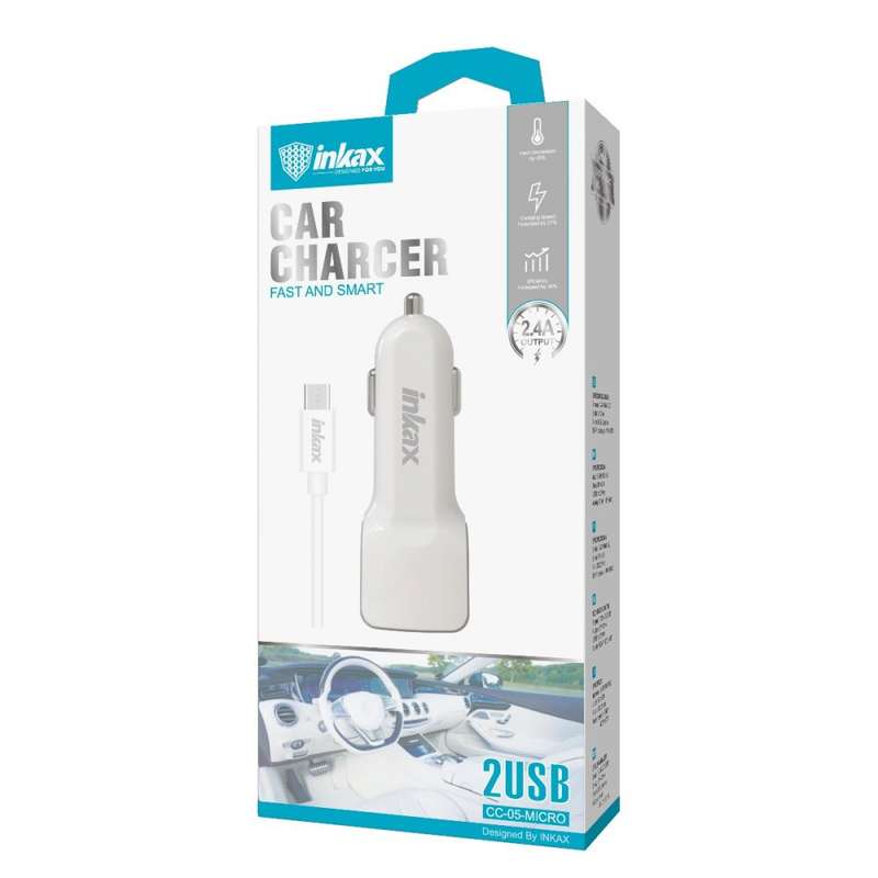 WUW-C129 C/C 2USB 2.4A Car Charger