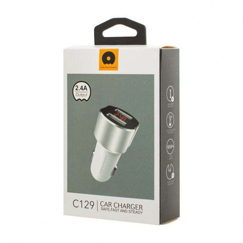 WUW-C129 C/C 2USB 2.4A Car Charger