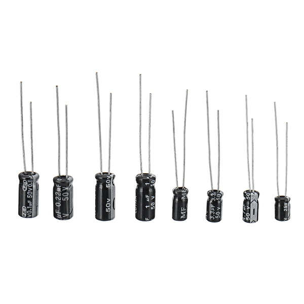 24 Values 500pcs Electrolytic Capacitor Assortment Box Kit Range 0.1UF-1000UF 16V-50V