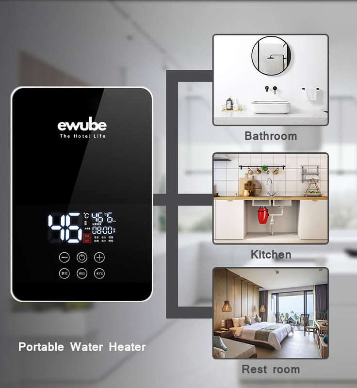 5.5KW 220 Volt Electric Instant Autonomous Water Heater Tankless Geyser SL-X2-55