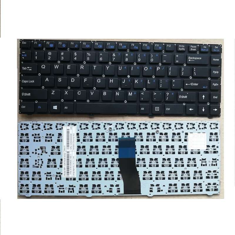 Mecer, Clevo W940SU, W5400, W230ST Replacement Laptop Keyboard