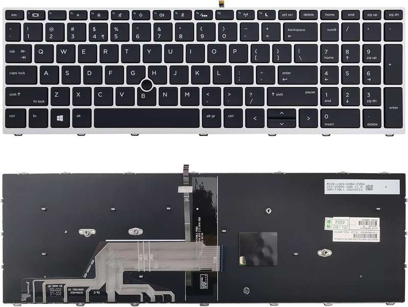 HP ProBook 650 G4 650 G5  Backlight Keyboard Replacement US Layout