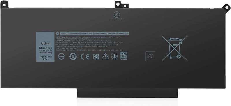 F3YGT Replacement Battery for Dell Latitude 7480 7280 7490 E7480 E7280 E7490 7380