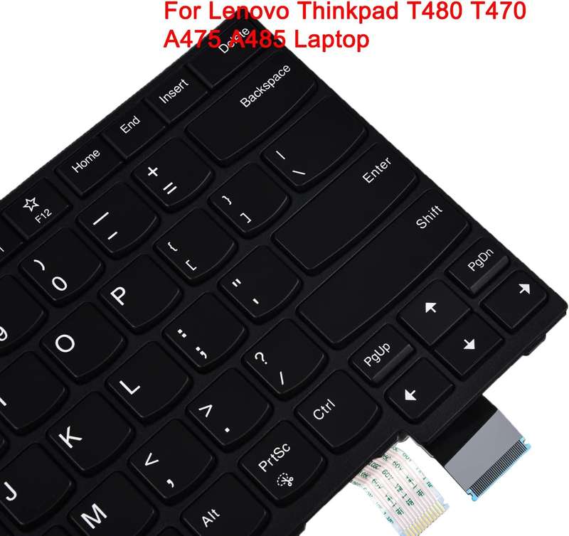 Lenovo Thinkpad T470 T480 A475 A485  Replacement Laptop Keyboard US Layout