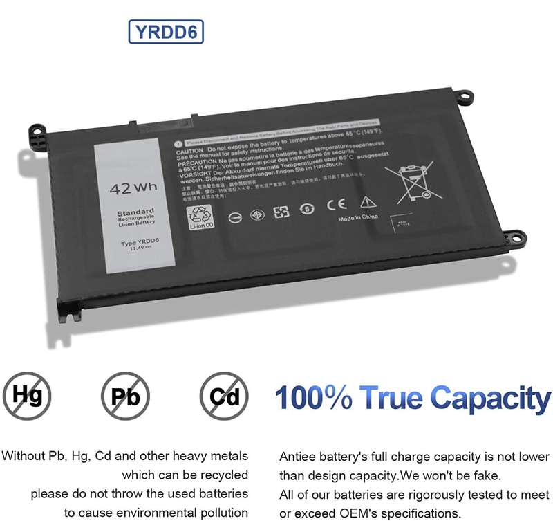 YRDD6 3493 3501 3582 3583 3584 Replacement Battery