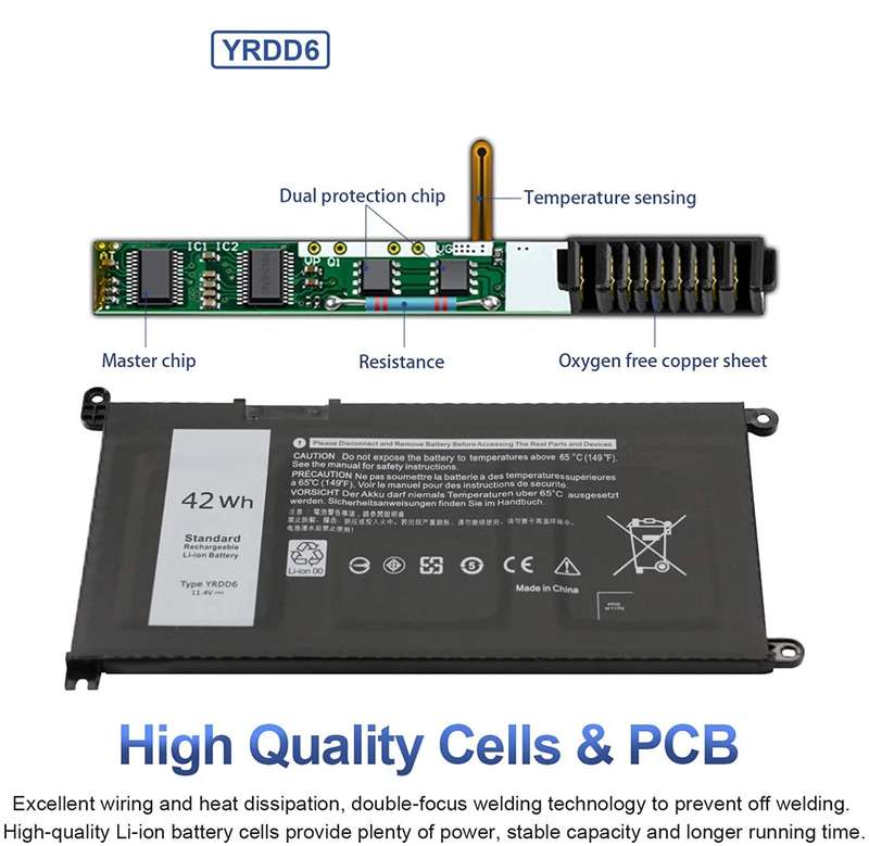 YRDD6 3493 3501 3582 3583 3584 Replacement Battery