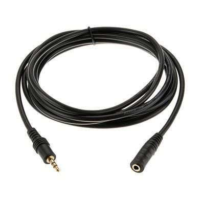 3.5mm 4-Pole Male To Female AUX Extension Headphone Cable Cord